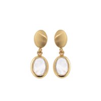 Boucles d'oreilles Aquaforte Femme Tonde Reverse in Argent H4180589